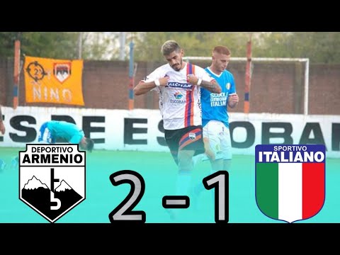 Primera C : ARMENIO 2 - 1 SPORTIVO ITALIANO (Los Goles)