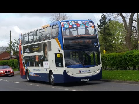 NIGHT RIDE: Route X34 | SP60DSV/19644 - Stagecoach North East: Dennis Trident 2/ADL Enviro 400
