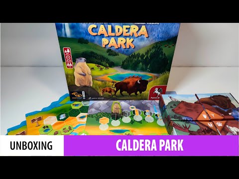 Caldera Park BoardGame unboxing