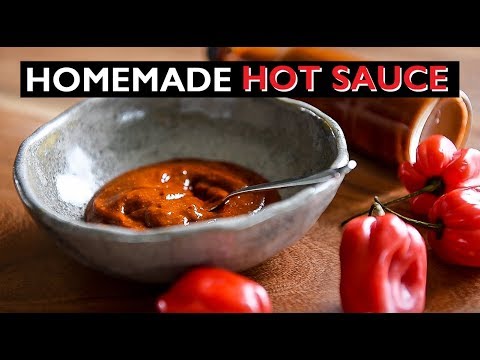 How to make HOT SAUCE ***15 MIN EASY RECIPE***