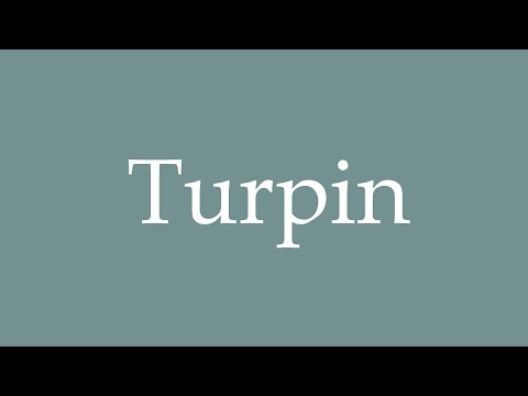 How to Pronounce ''Turpin'' Correctly in French
