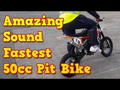 Amazing Sound of Fastest 50cc Dirt Bike - KTM Replica NGR50 GTS from Nitro Motors