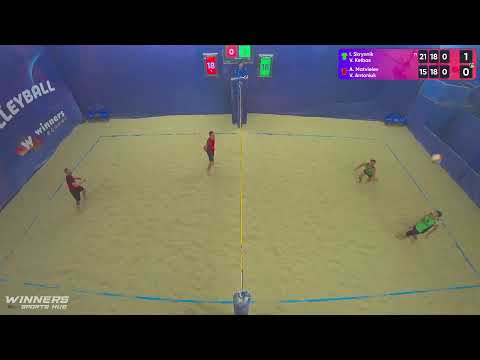 15:45 I.Skrynnik / V.Kelbas  - A.Matvieiev / V.Antoniuk|Winners Beach Volleyball