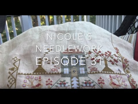 Nicole's Needlework: FlossTube/Episode 31 - Hello Summer finish and Wips