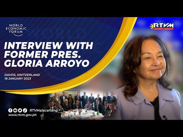 In Davos, Arroyo praises ‘Western-educated’ Marcos