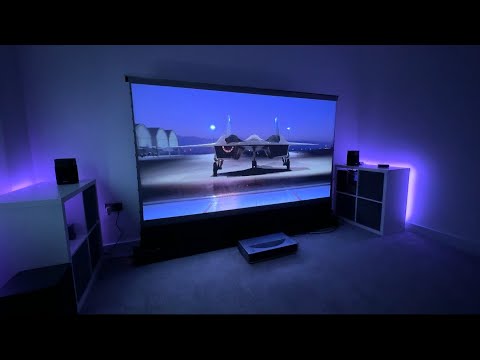 The BEST home cinema experience I've EVER had! Hisense PT1 Projector