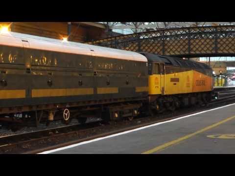 Colas Class 47 No 47739 at Carlisle 4Z47 - Rugby to Kilmarnock Stock Move - 20th Dec 13