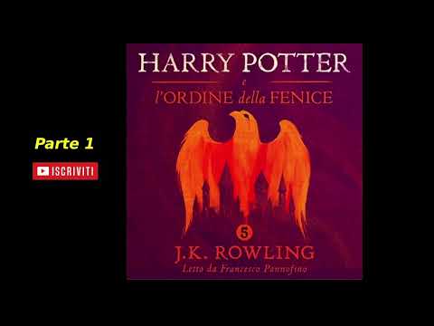 Harry Potter e l'ordine della fenice Audiolibro Italiano letto da Francesco Pannofino Parte 1/3