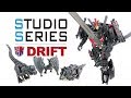 KL變形金剛玩具分享408 Studio Series 36 DRIFT 電影工作室 最終騎士 飄移 甩尾