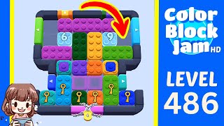 Solution du Niveau 486 de Color Block Jam