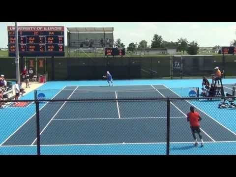 1st 6 Points of 1st Set Tiebreak Between Jarmere Jenkins and Dennis Novikov