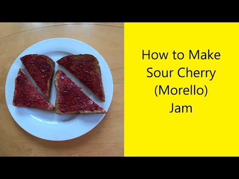 Sour Cherry Jam Recipe - UK Allotment (Zone 8)