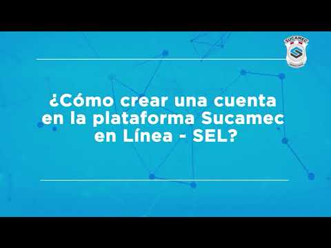 ¿Cómo crear una cuenta en tu Plataforma Sucamec en Línea - SEL?, video de YouTube
