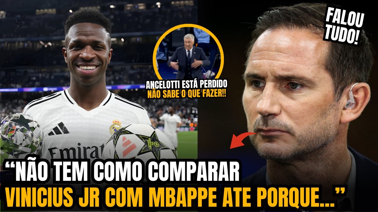 🚨NOSSA! OLHA AS BELAS PALAVRAS DE LAMPARD SOBRE MBAPPE TENTAR ROUBAR VAGA DE VINI JR!!