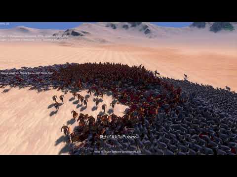 25,000 Kangaroo's vs 6,000 Spartans Ultimate Epic Battle Simulator