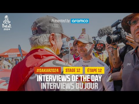 Interview of the day presented by Aramco - Stage 12  - #Dakar2024