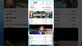 #NISA,#新NISA,#つみたてNISA,#iDeCo,#配当金,#配当利回り,#決算,#決算分析,#業績,#企業分析,#銘柄分析,#株予想,#株の買い方,#株の売り方,#株勉強