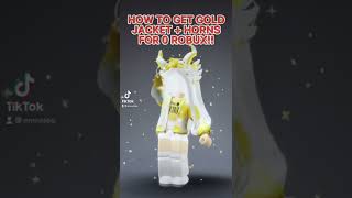 FREE GOLDEN ITEMS (Roblox Innovation Awards Gold 'n' White Curved Horns + Painted Gold Jacket)