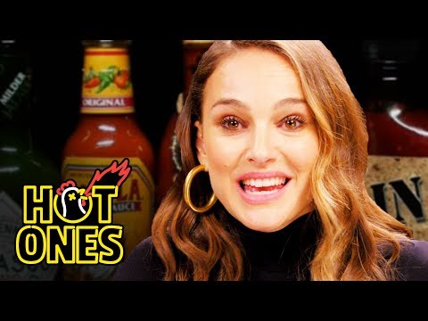Natalie Portman Pirouettes in Pain While Eating Spicy Wings | Hot Ones Video