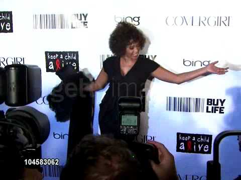 Whitney Houston at the Keep A Child Alive's Red Carpet
