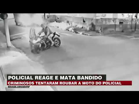 Policial reage a assalto e mata bandido em Vitória