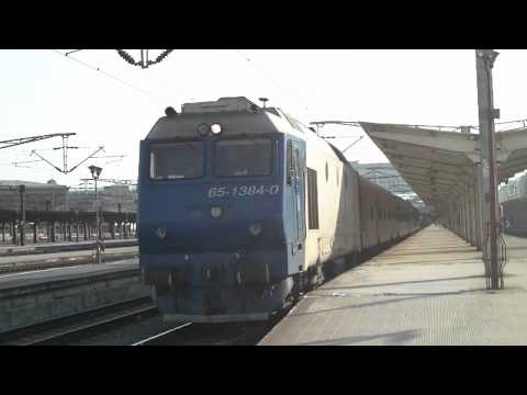 Trenul Bucuresti - Istambul plecand din Gara de Nord