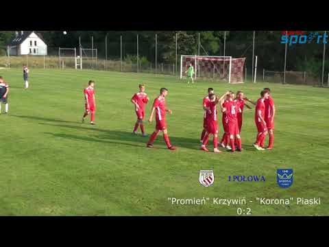 KLIN.TV PROMIEŃ KRZYWIŃ - KORONA PIASKI 0:4