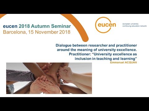 Autumn Seminar 2018 - Keynote by Emmanuel ACQUAH
