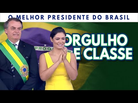 CASAL BOLSONARO NO 7 DE SETEMBRO DE 2019