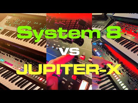 Roland System 8 vs Jupiter X Broad Comparison