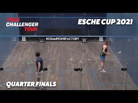 Live Squash: Esche Cup 2021 - DSQV Sportwerk Series - Quarter Finals