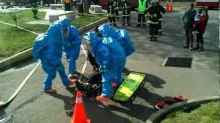 preview picture of video 'Simulacro Haz-Mat, Séptima compañía de bomberos Conchalí Huechuraba'