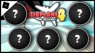 How to get ALL 5 SECRET BADGES in AIRPLANE 4 [STORY] || ROBLOX