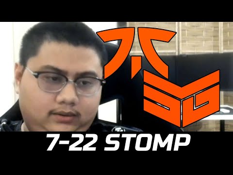 FNATIC VS SMG GAME 2 - 7-22 STOMP