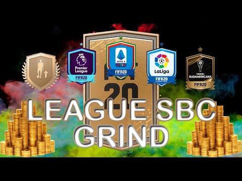 LEAGUE SBC GRIND | HOW TO MAKE MASS PROFIT WHILE ALSO COMPLETING SBCS FOR FREE |FIFA20 ULTIMATE TEAM