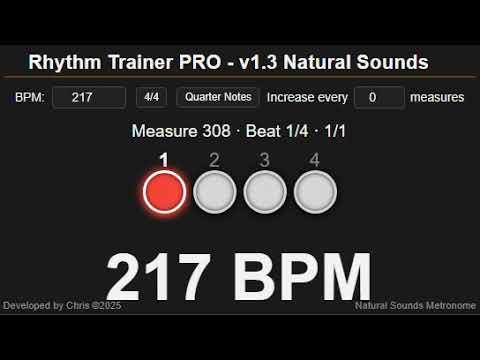 Metronome 217 BPM