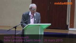 preview picture of video 'Départementales: Henri Emmanuelli à Saint-Sever 26 mars 2015'