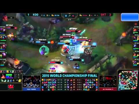 SKT vs KOO Game 4 Highlights - SK Telecom T1 vs Koo Tigers - FAKER -  RYZE "Destruction" KOO Tigers