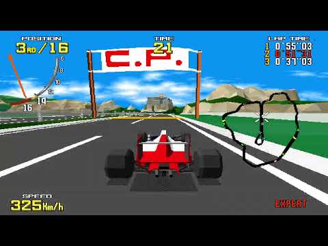 Virtua Racing [Arcade] - Acropolis 3rd Place (4'20"34)