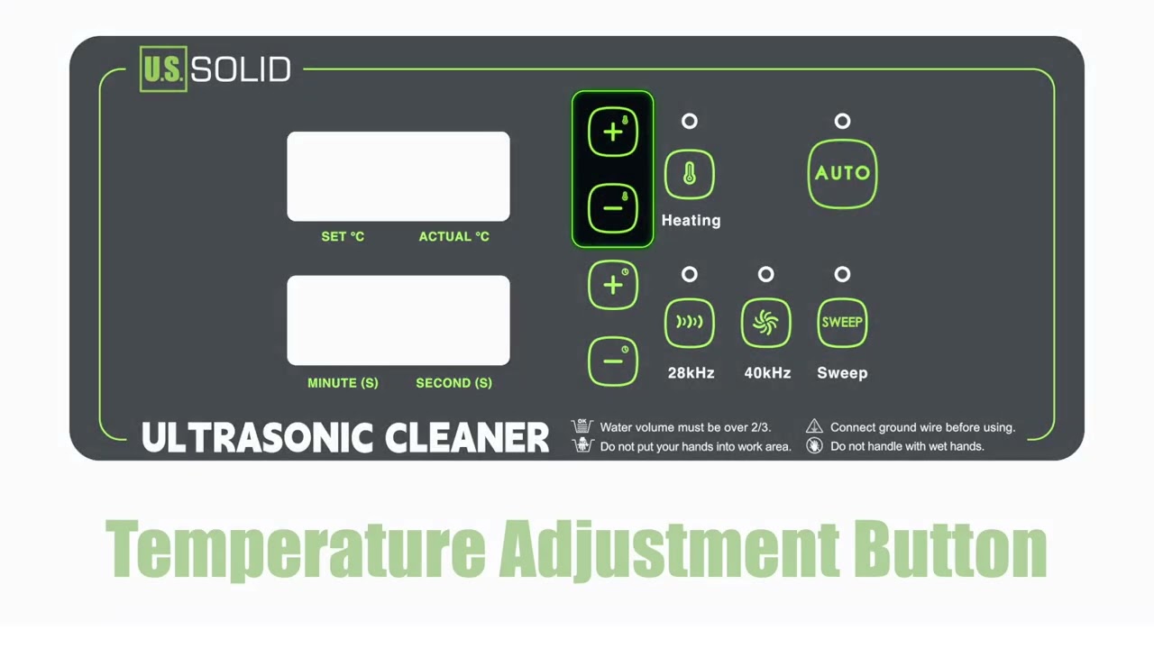 How to Use the Dual-Frequency Ultrasonic Cleaner?
