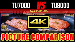 Samsung TU7000 vs TU8000 \\ 4K Picture Comparison