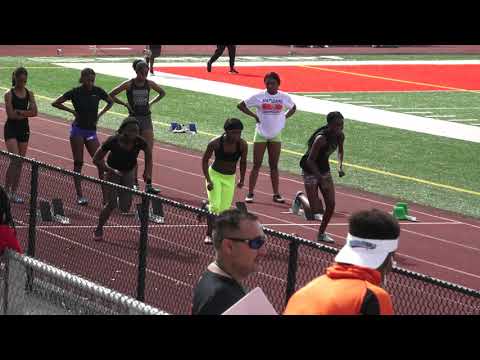 Girls 60m Hurdles Heat 1 Final Orange and Black Indoor-Outdoor Challenge #3