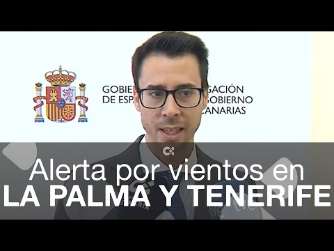 Decretada la alerta por viento en zonas de La Palma, La Gomera, Tenerife y Gran Canaria