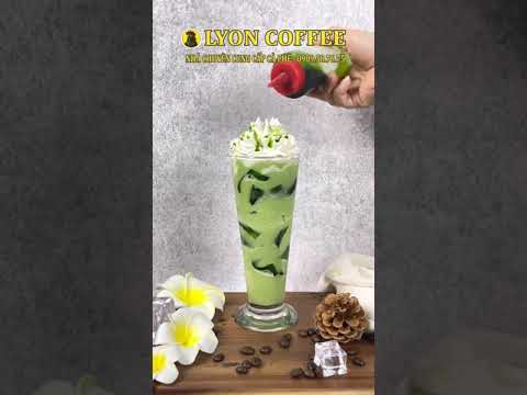 Cách làm Cafe Đá Xay Matcha Có Thạch Jelly | Thức uống ngày hè