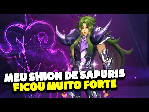 COLOQUEI MEU SHION DE SAPURIS MUITO FORTE E NO LVL MAXIMO - Saint Seiya Awakening