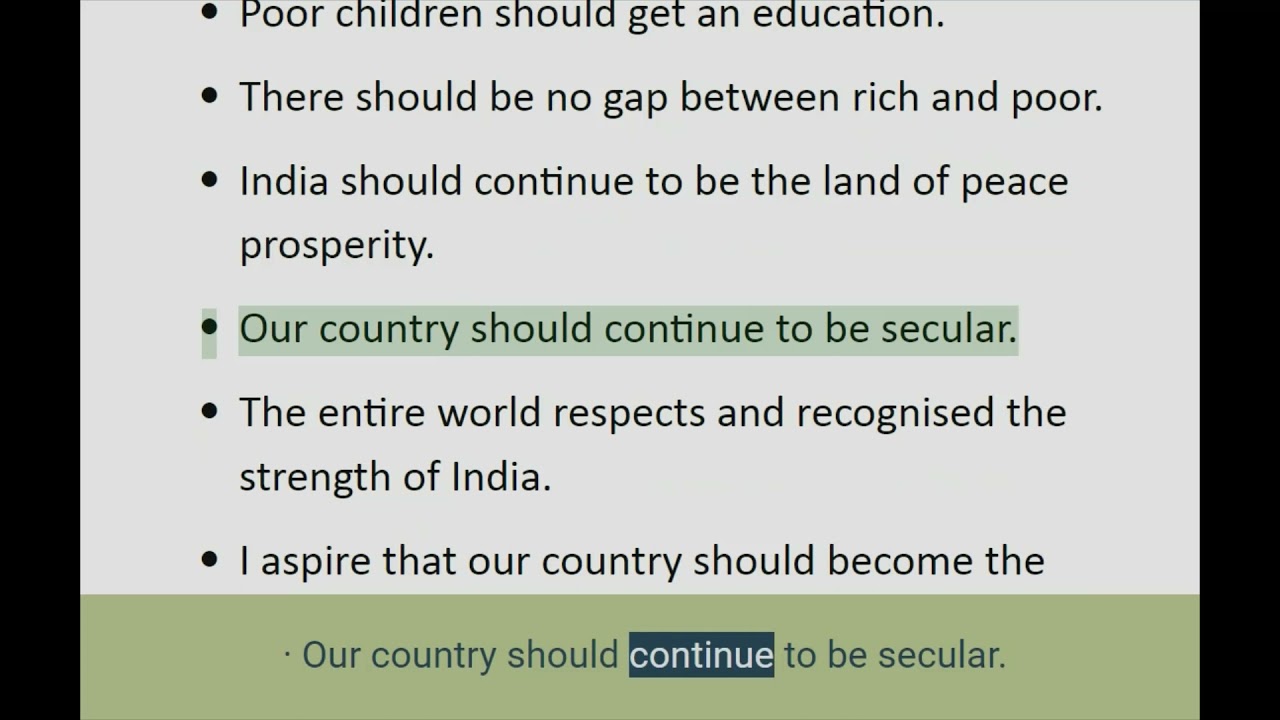 My Vision For India In 2047 Postcard 10 lines