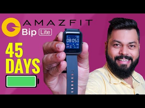 Amazfit Bip Lite Smartwatch Unboxing ⚡ Crazy 45 Day Battery, Just ₹3999/-