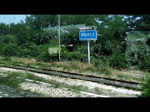 HD - Arrivo alla stazione di Forlì a bordo dell'Intercity (IC 606) Bari C.LE - Bologna C.LE
