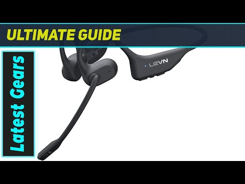 LEVN Open Ear Headphones: The Ultimate Wireless Headset for Work & Workouts!