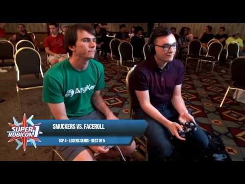 Super Rubicon 1 - Captain Smuckers (C. Falcon) vs. Faceroll (Sheik) - SSBM - Top 4 Losers Semis